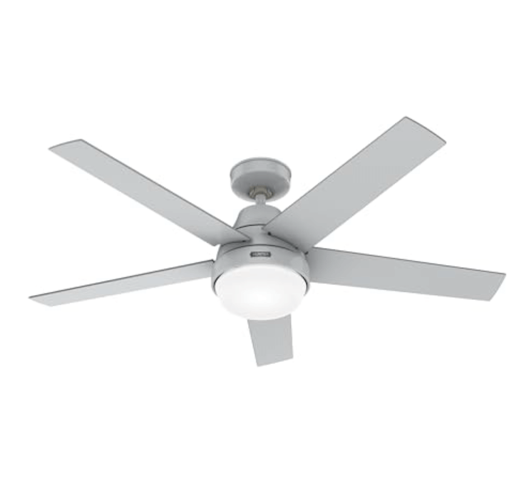 hunter Aerodyne Dove Grey Smart Ceiling Fan